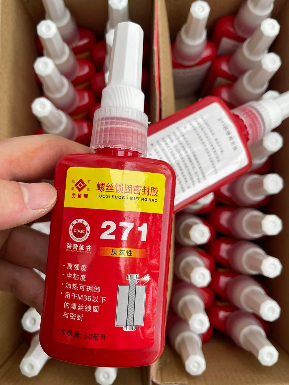 Keo chống xoay handtool loctite 271 50ml, keo khoá ren loctice 271