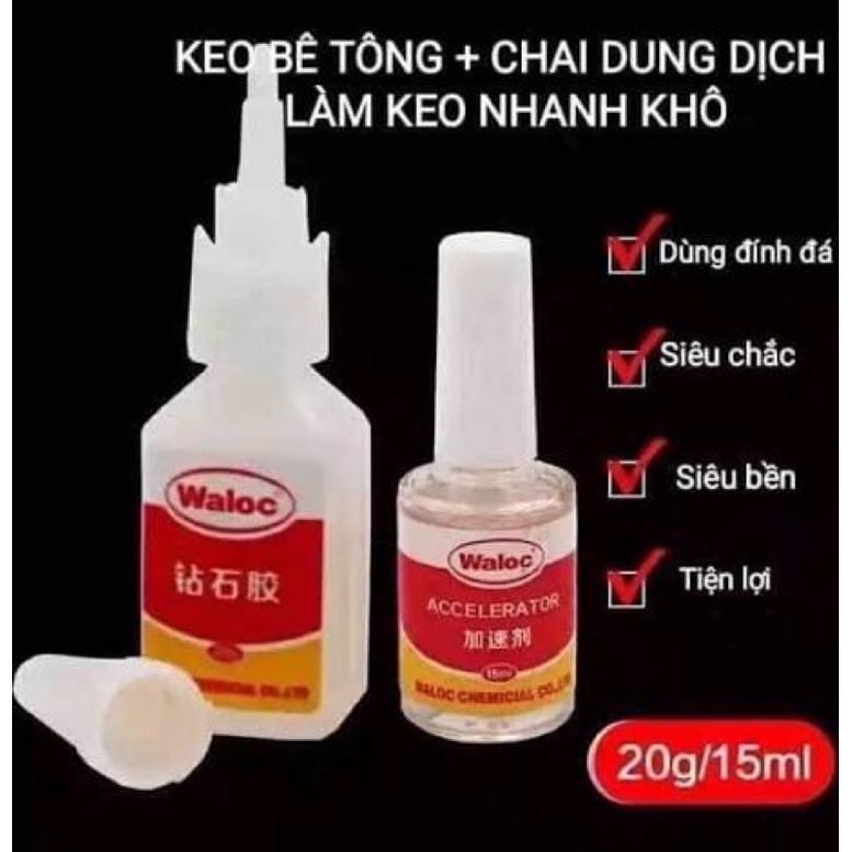 Keo gắn móng 401 chuyên dụng chuẩn xịn