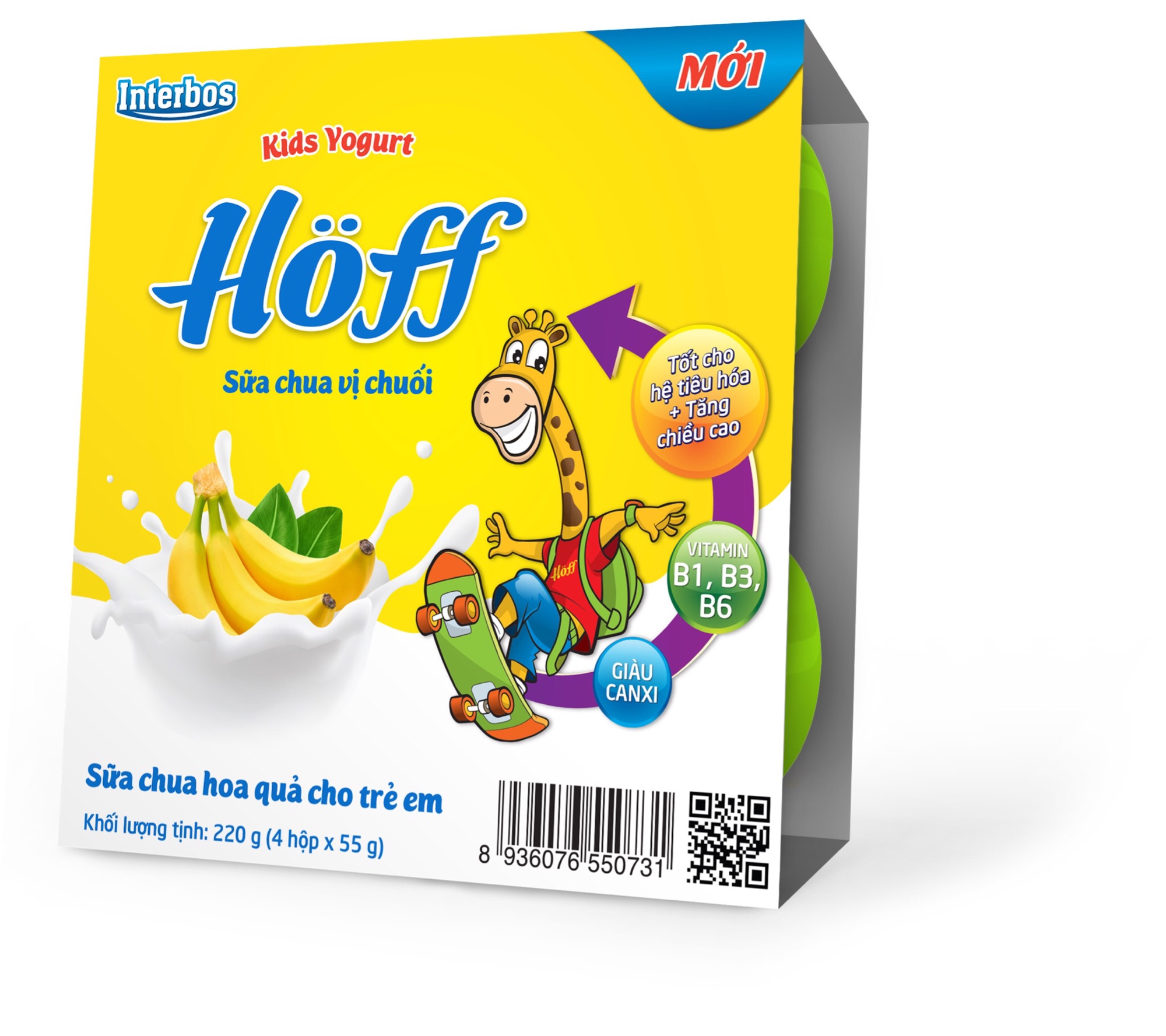 [HCM]Sữa chua trái cây 55gr x 24hộp