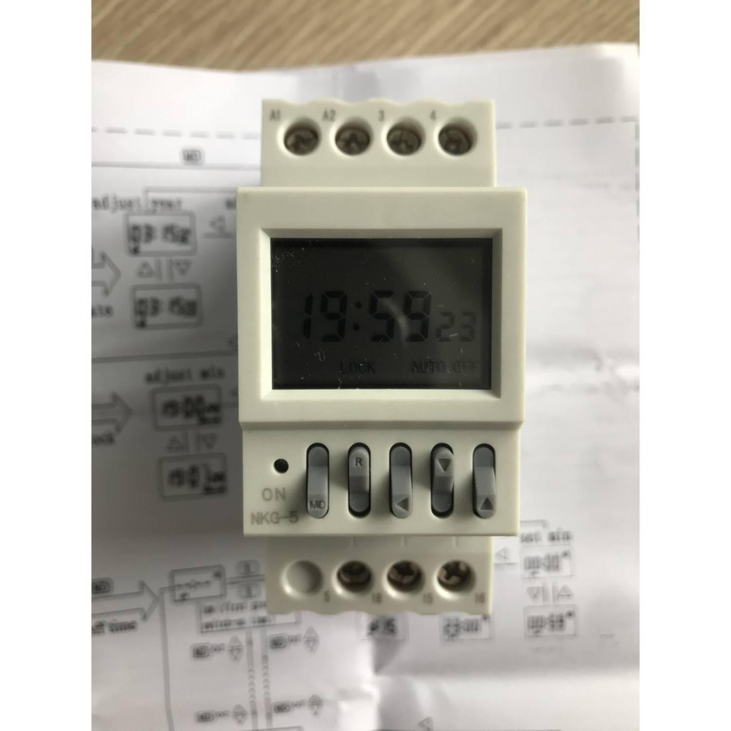 (KHÁC) Rơ le thời gian thực theo tháng chỉ thị số NKG-5