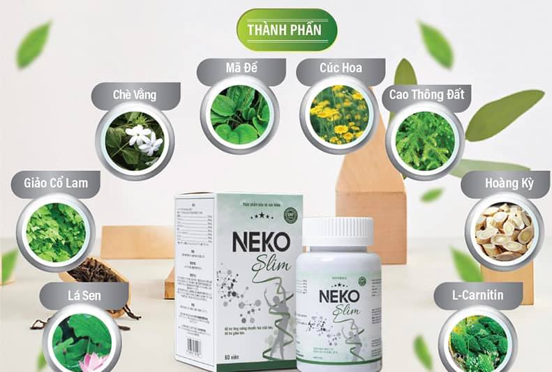 GIẢM CÂN NEKO SLIM 60 VIÊN