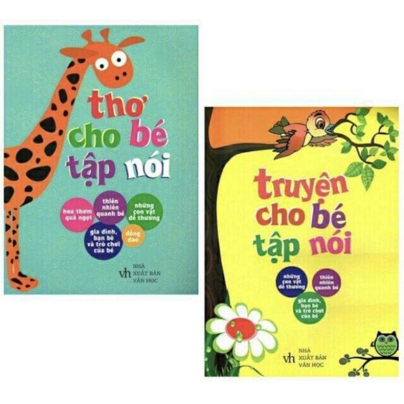 Sách - Truyện Thơ Cho Bé Tập Nói (bộ 2 quyển)