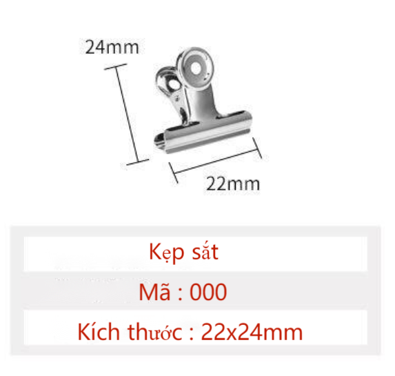 Kẹp sắt nhiều size