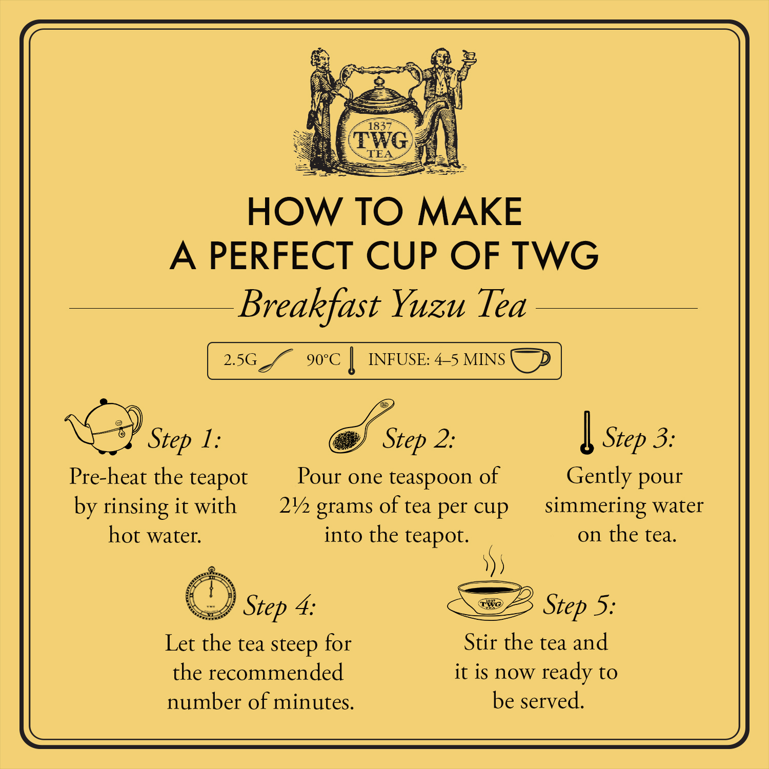 Trà TWG Tea - Breakfast Yuzu Tea (100g) | Trà Xanh