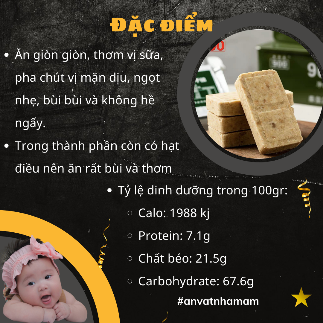 Lương Khô 900 BA SAO [Hộp sắt 1.2 kg]