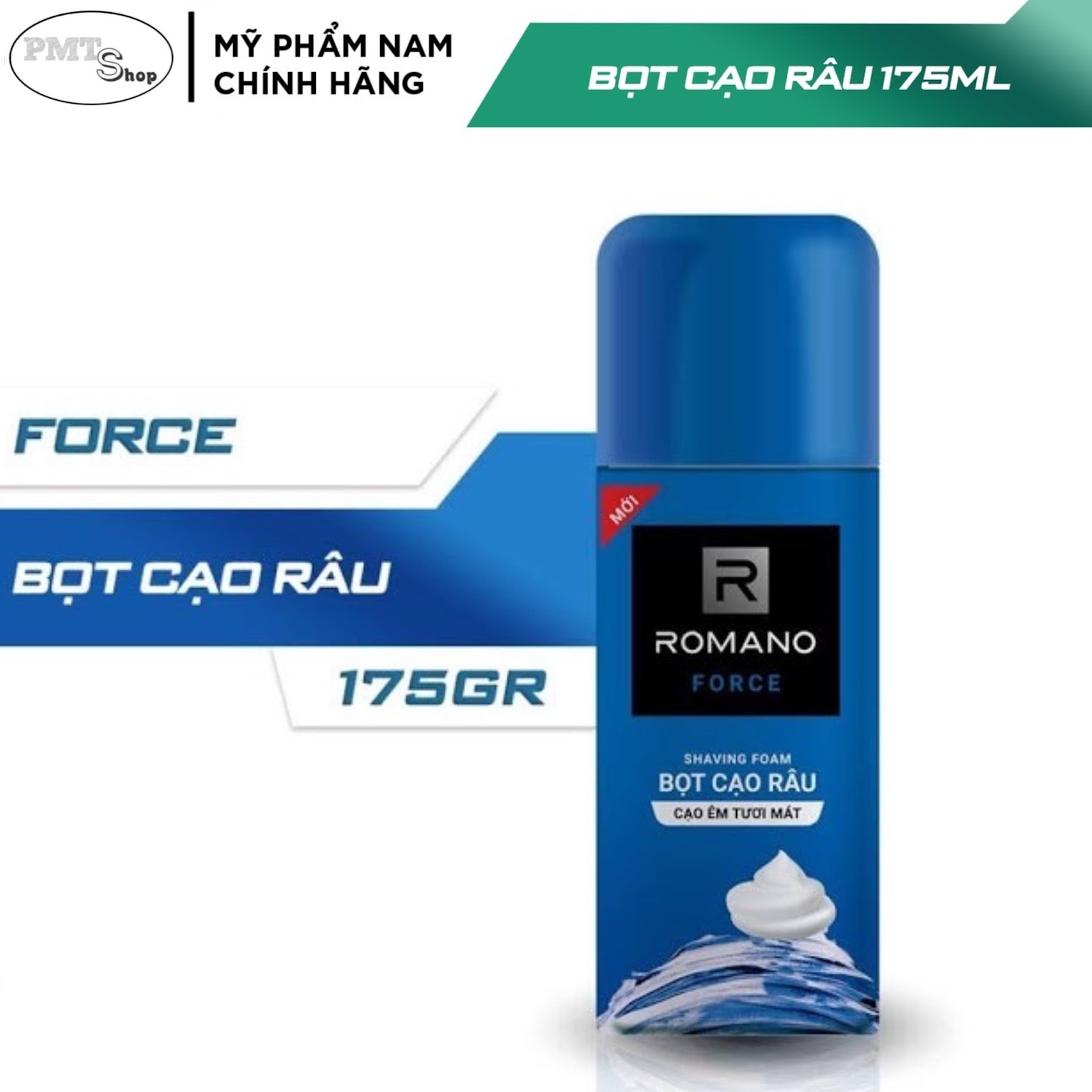Kem Bọt cạo râu Romano 175ml hương Classic / Force
