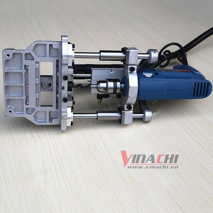 Máy khoan chốt gỗ cam cầm tay dùng hơi