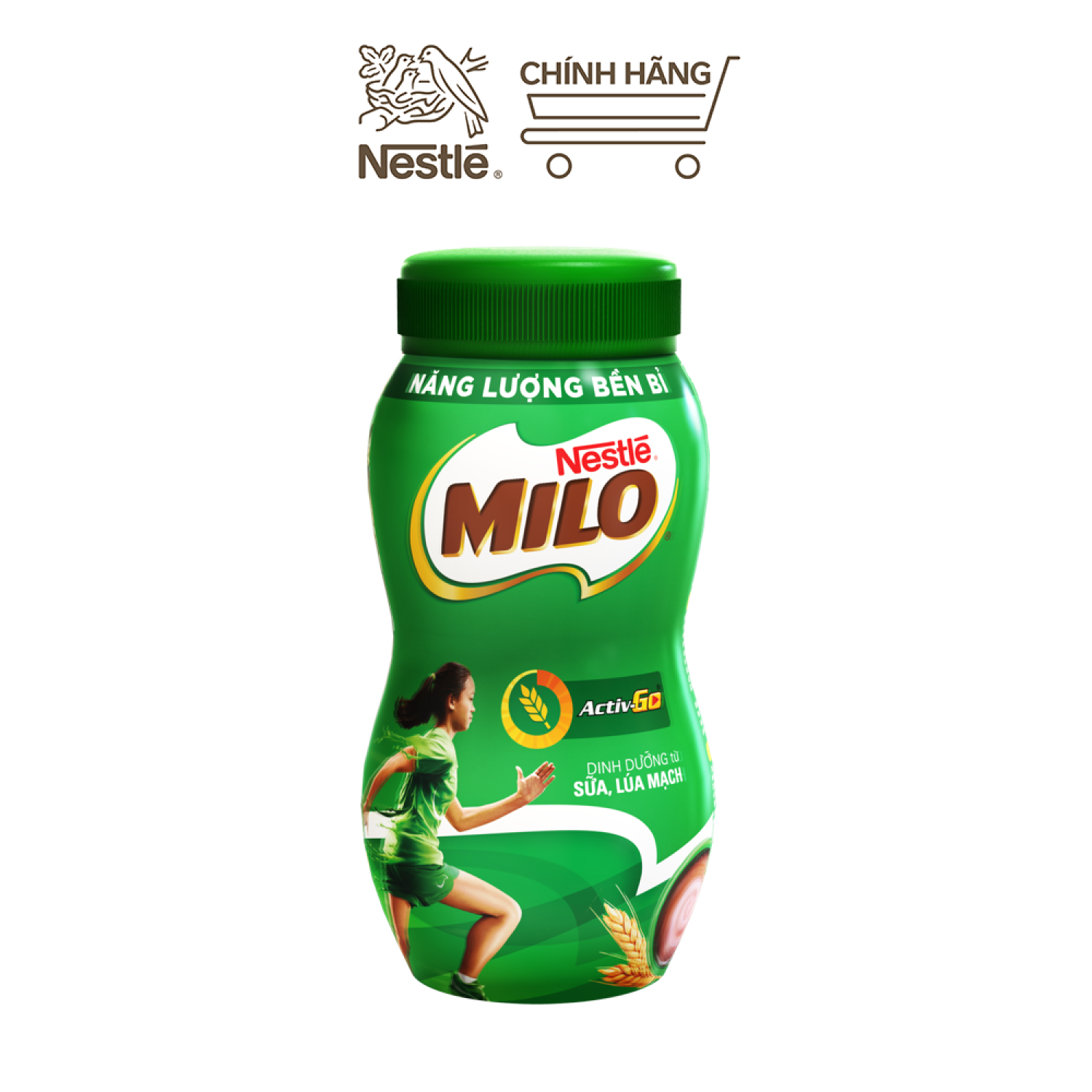 Bột milo nguyên chất hũ 400g date mới tinh 3/2023