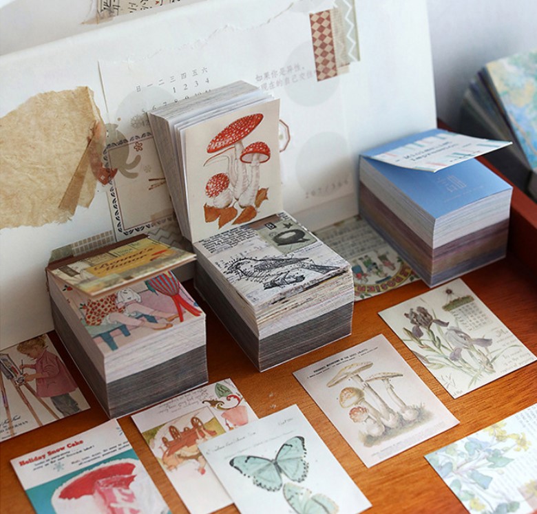 Set 400 tờ giấy nền trang trí Bullet Journal Be Tiny Stationery