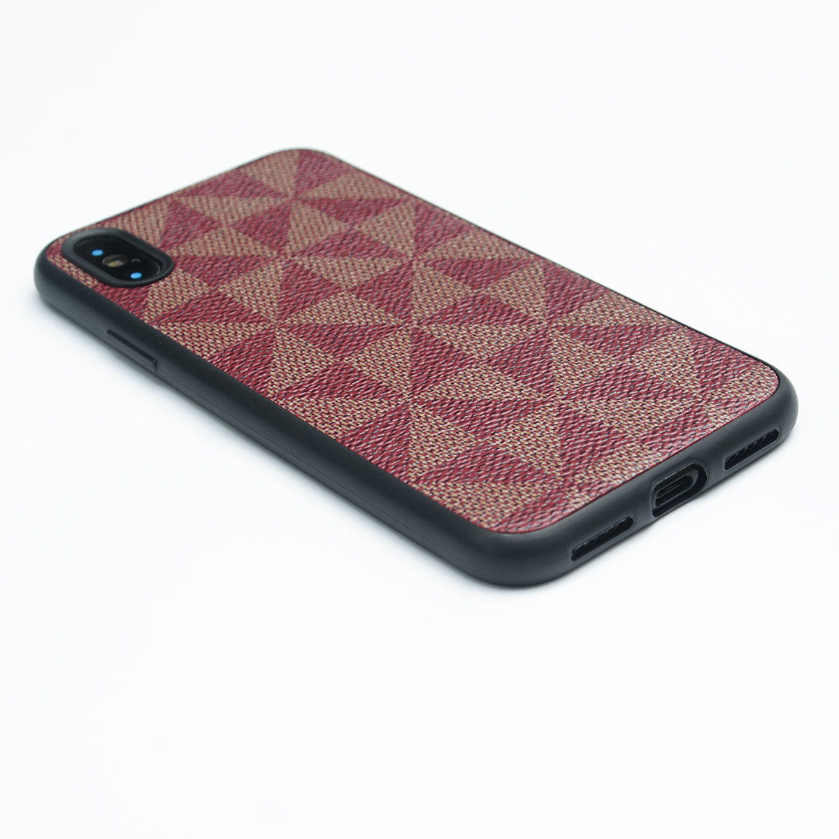 Ốp lưng dẻo vân caro Dada cho điện thoại iPhone XS Max