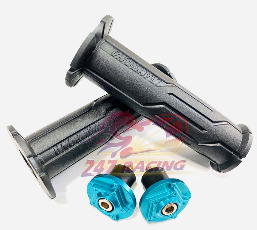 Combo bao tay Daytona LINE tặng kèm gù Titan xanh lục GR5 gắn xe máy Sirius,Exciter,Winner,Sonic,Wave...