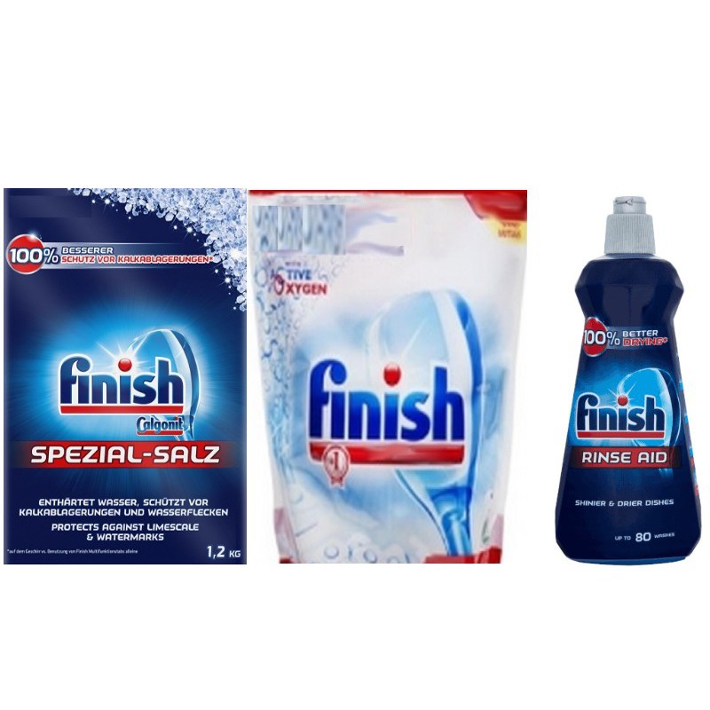 Combo: Bột Finish 2.5kg mới nhất +Tặng viên finish dùng thử