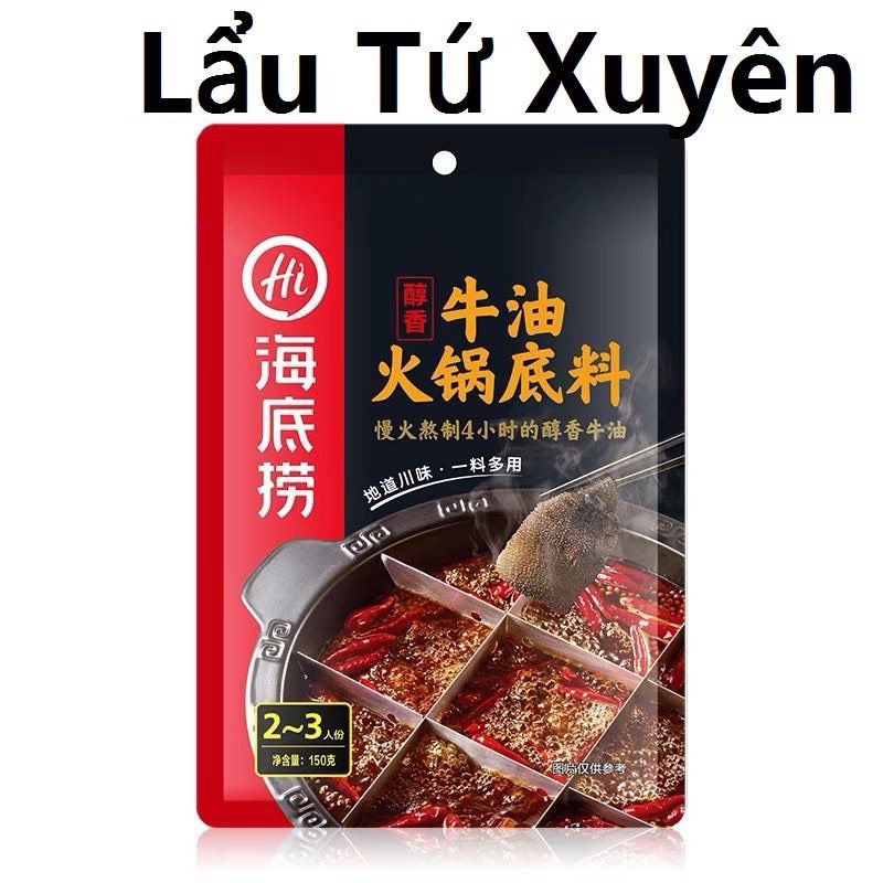 [HCM] CỐT LẨU HAIDILAO - VỊ TỨ XUYÊN