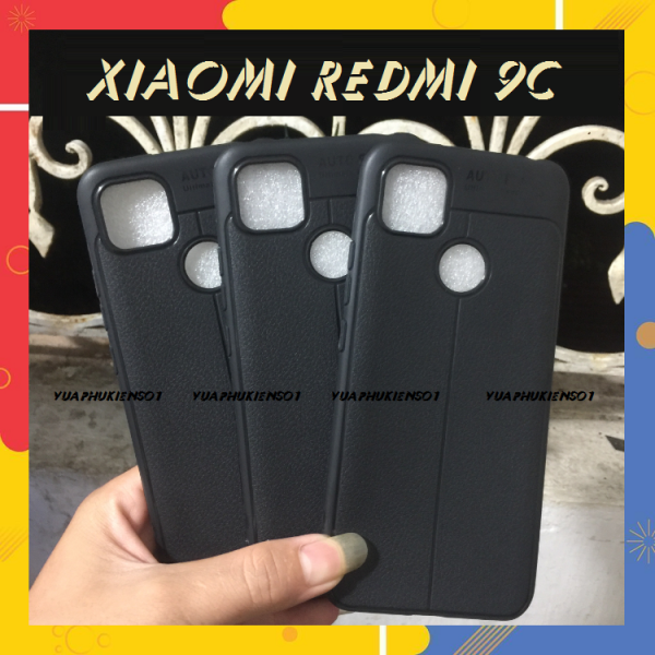 Ốp lưng Xiaomi Redmi 9C silicon giả da Auto Focus