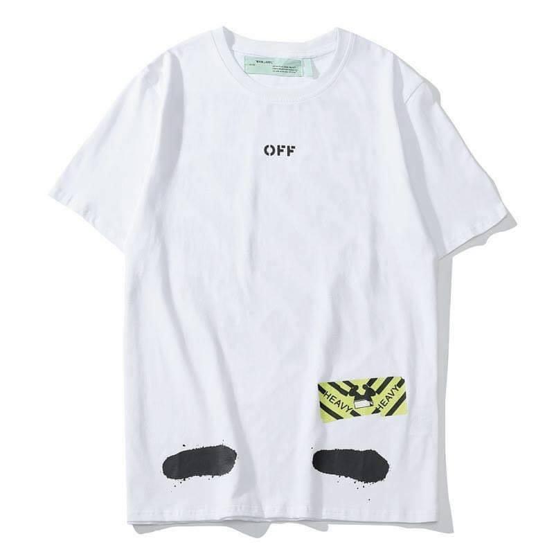 [HCM]Áo thun Off White Heavy xịt sơn lưng siêu đẹp
