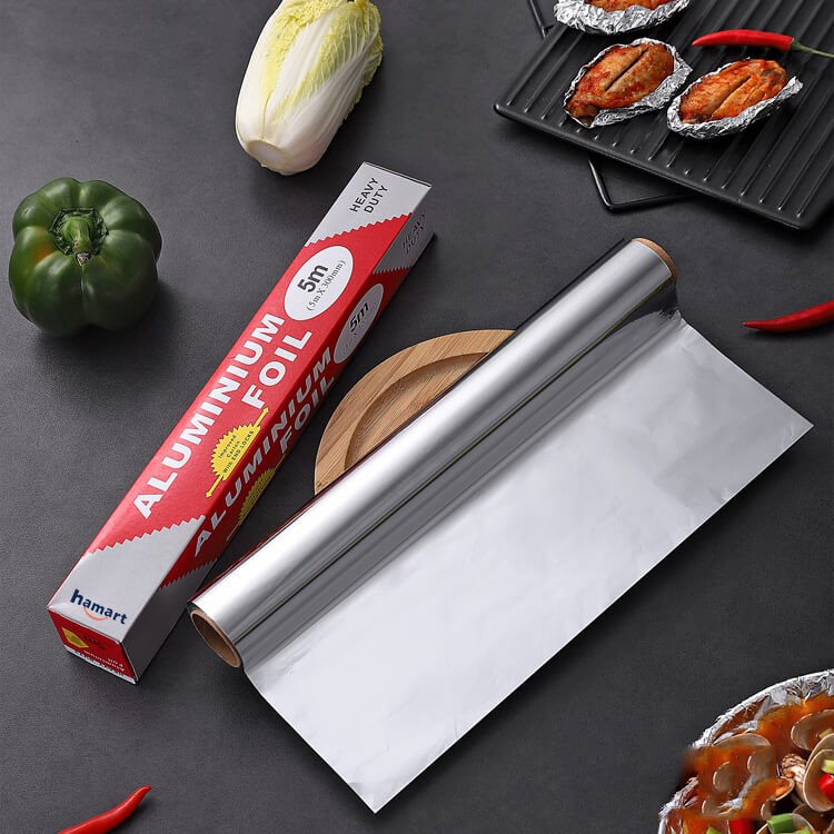 Giấy bạc nướng đồ ăn, giấy bọc thực phẩm đa năng an toàn ( 5m x 30cm)