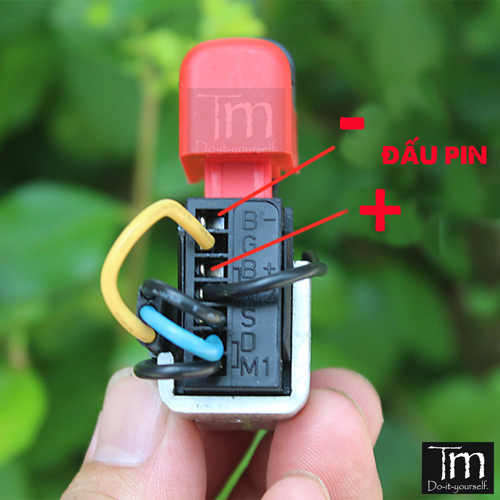Công Tắc Điều Tốc Đảo Chiều Cò Máy Khoan Pin 5-24V
