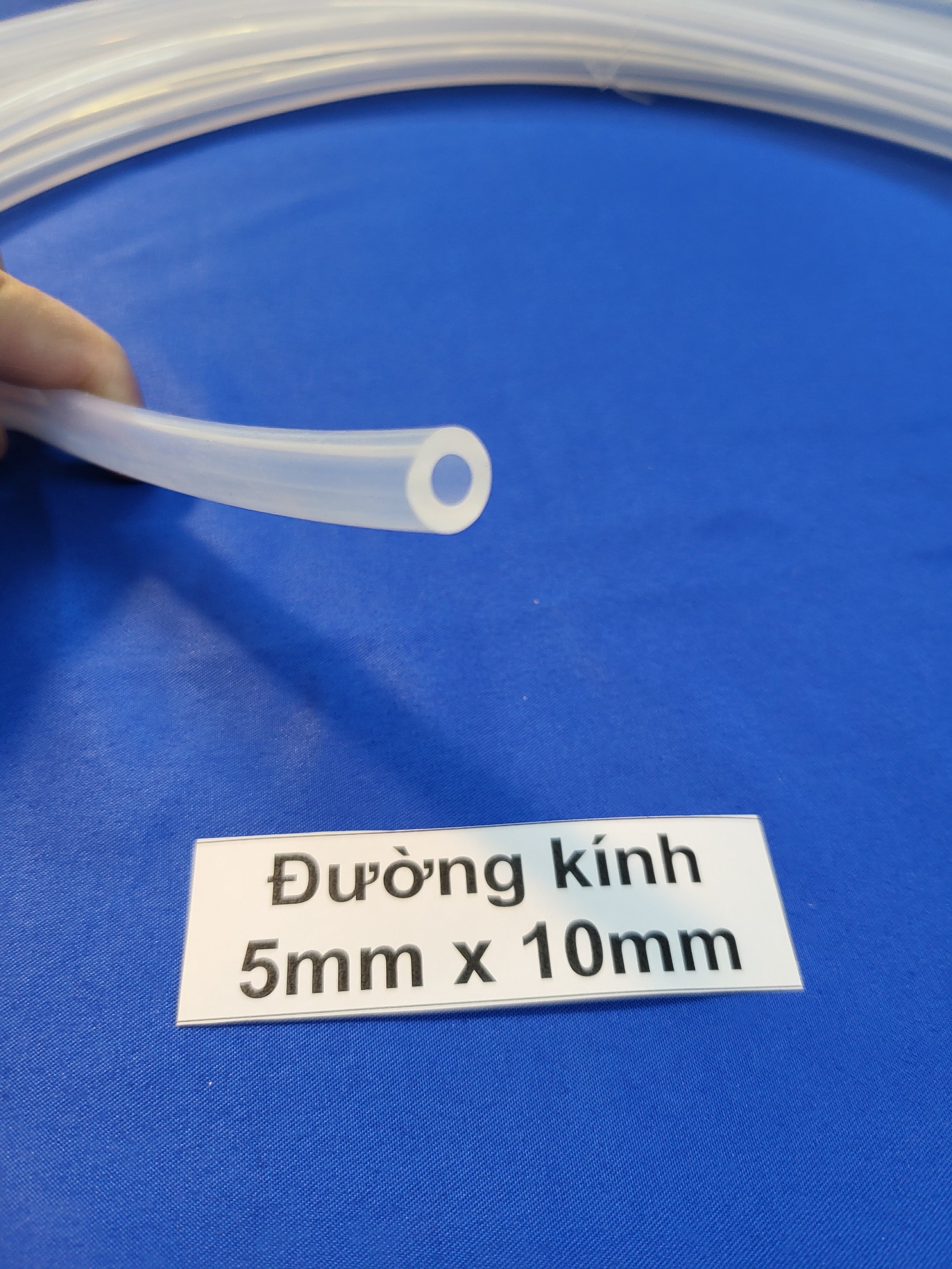 Ống silicon TRONG SUỐT phi 5, 6, 8, 9, 10, 12, 14 mm (giá/ 1 mét, bán số mét theo yêu cầu)