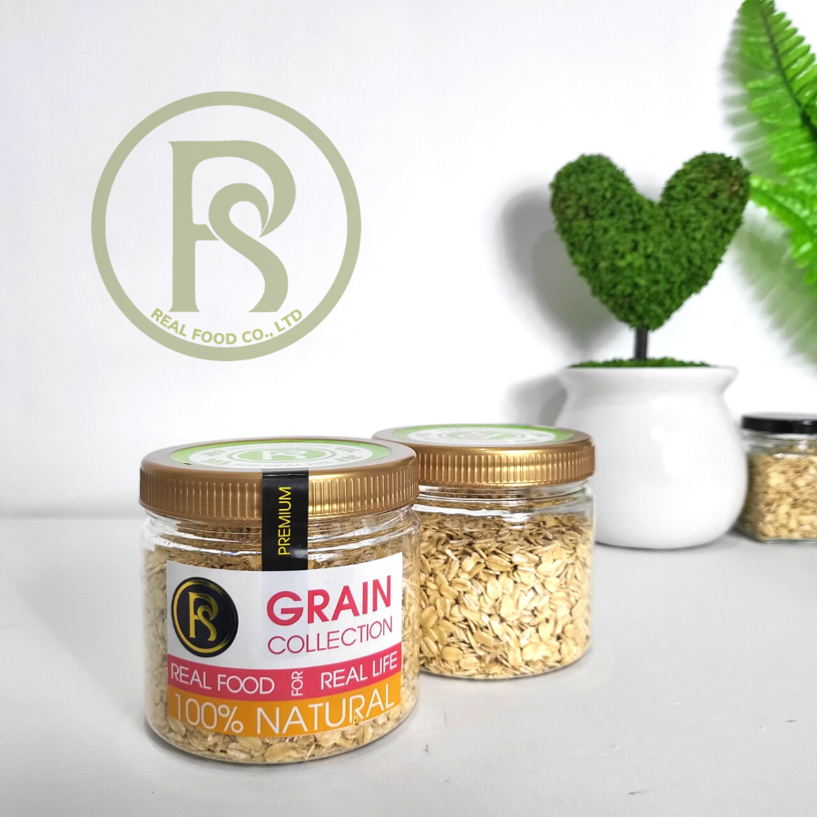 Yến Mạch Cán Dẹt Real Food (2kg/500g/180g/100g)