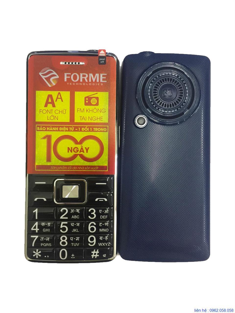 [HCM]Điện thoại Forme D555. loa 3D nghe nhạc hay