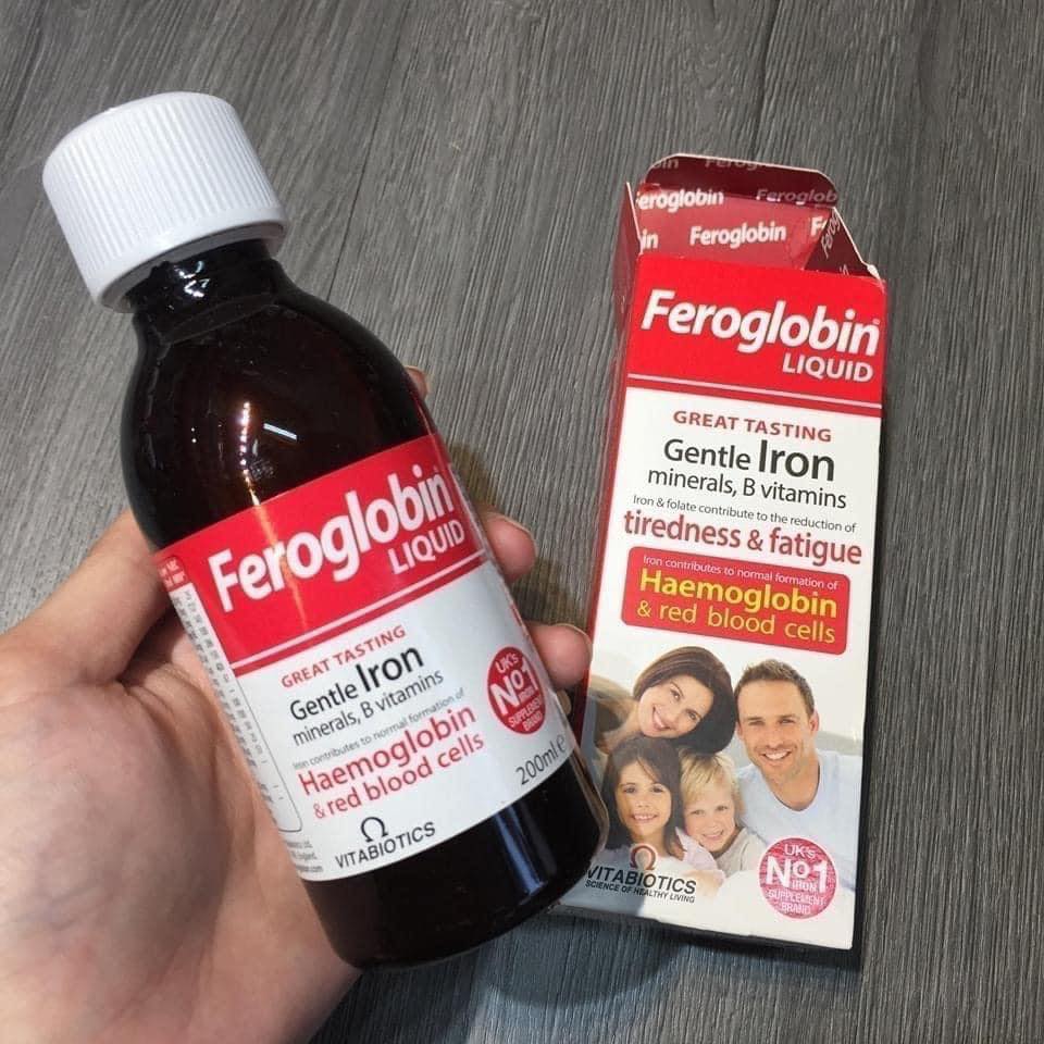 Sắt dạng nước Feroglobin 200ml (Anh Quốc)