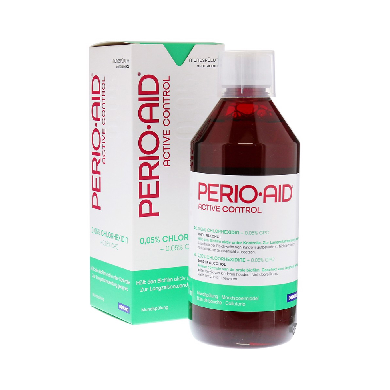 [HCM]Nước xúc miệng Perio-Aid activecontrol 0.05% Chlohexidine + 0.05% CPC
