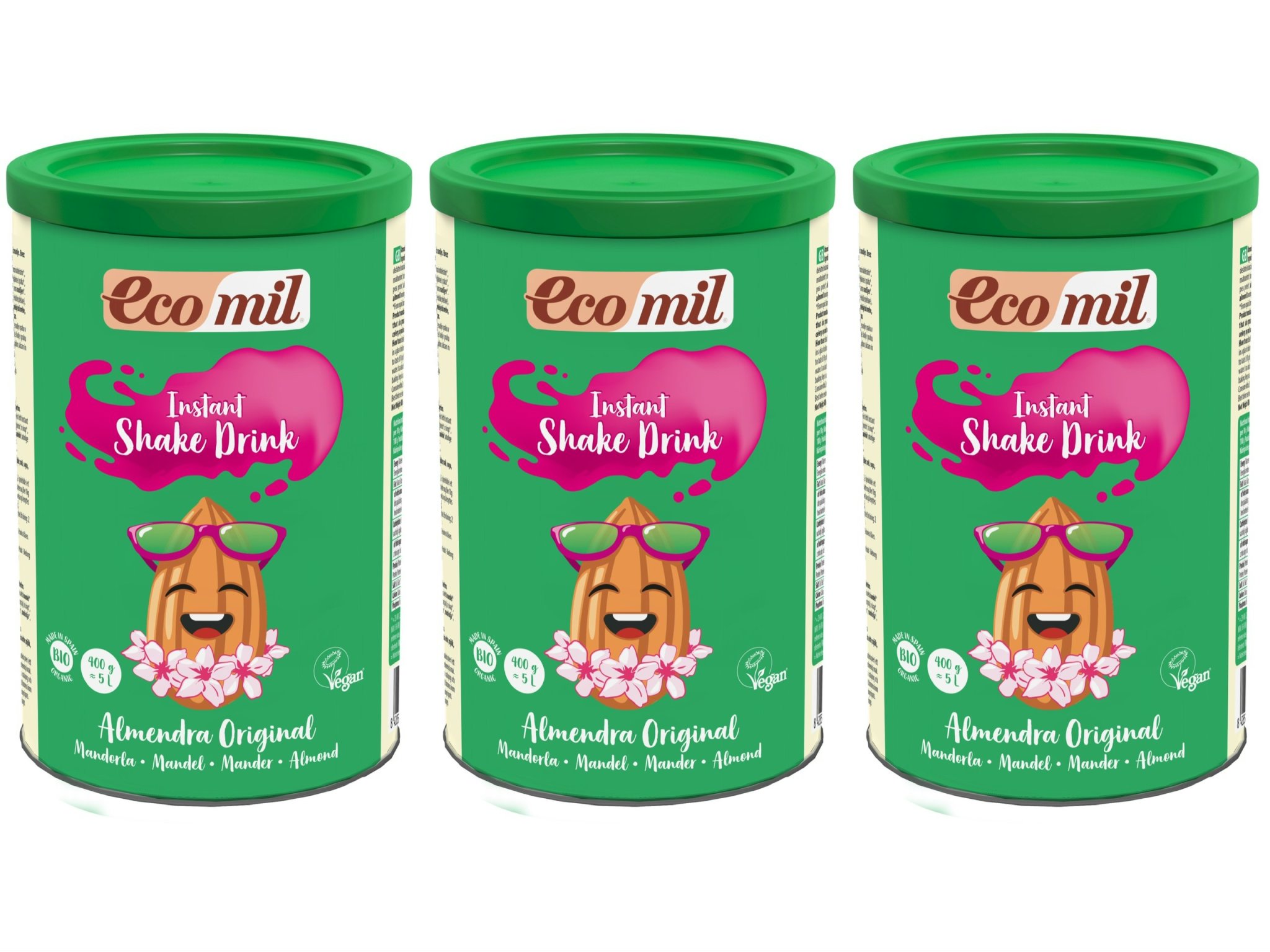 Sữa bột hạnh nhân hữu cơ Ecomil 400gr