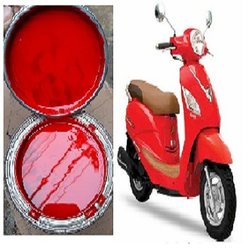 1 lạng màu xe máy SYM Elizabeth đỏ 1 thành phần cho xe đẹp như mới