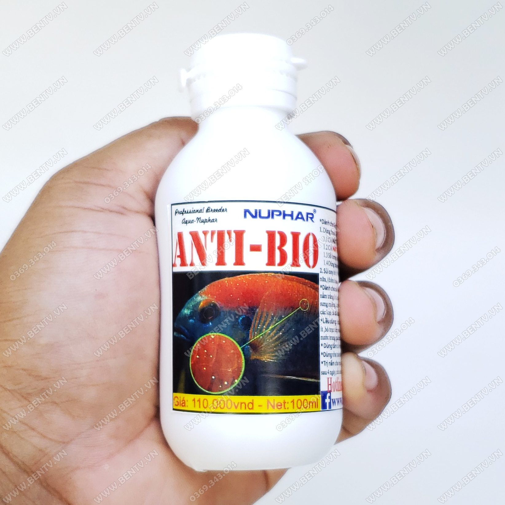 Nuphar ANTI BIO - Diệt Nấm, Mục Đuôi Cho Cá Cảnh