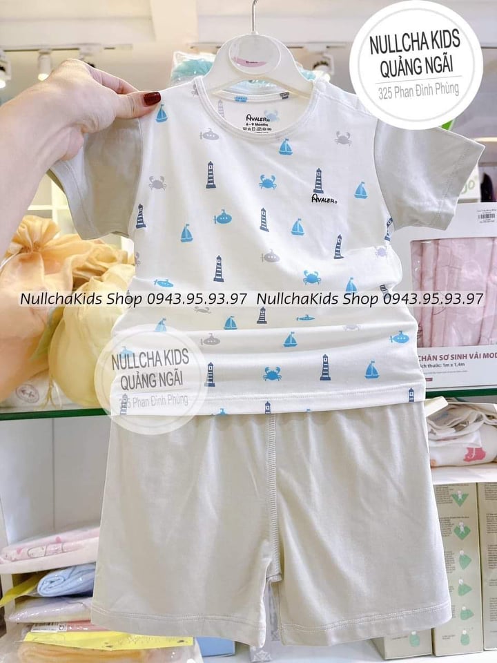 Avaler_ Bộ cộc tay Avaler sợi tre cho bé