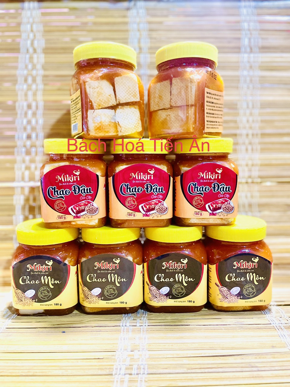 Hũ Chao Cao Cấp Mikiri 180g (THỰC PHẨM GIÀU DINH DƯỠNG)