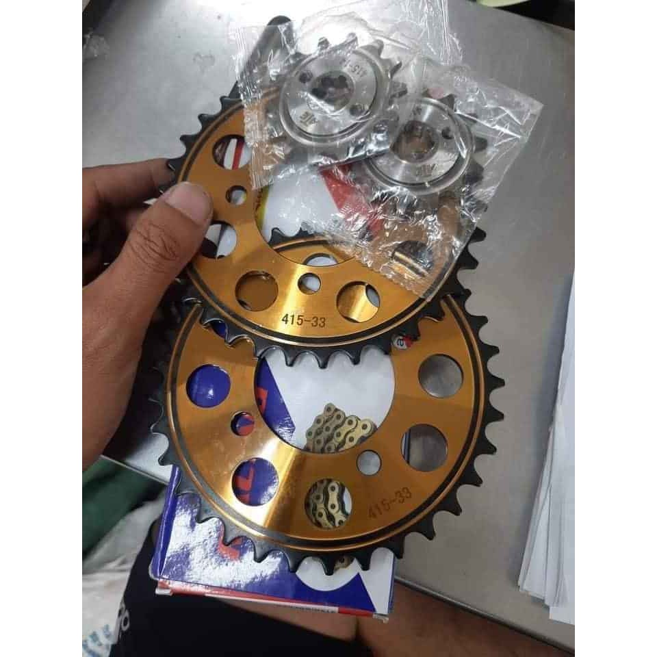 Dĩa tải 7ly 5MM 415 ATE xe máy sirius exciter135 yamaha (xài sên 415 7ly)