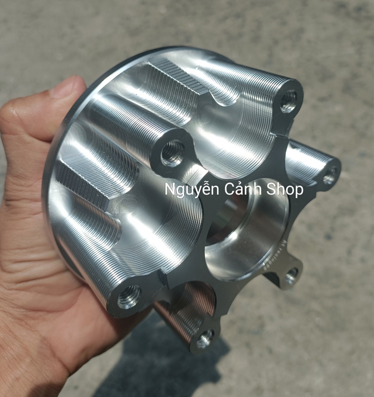 Cùi dĩa exciter 150 nhôm cnc