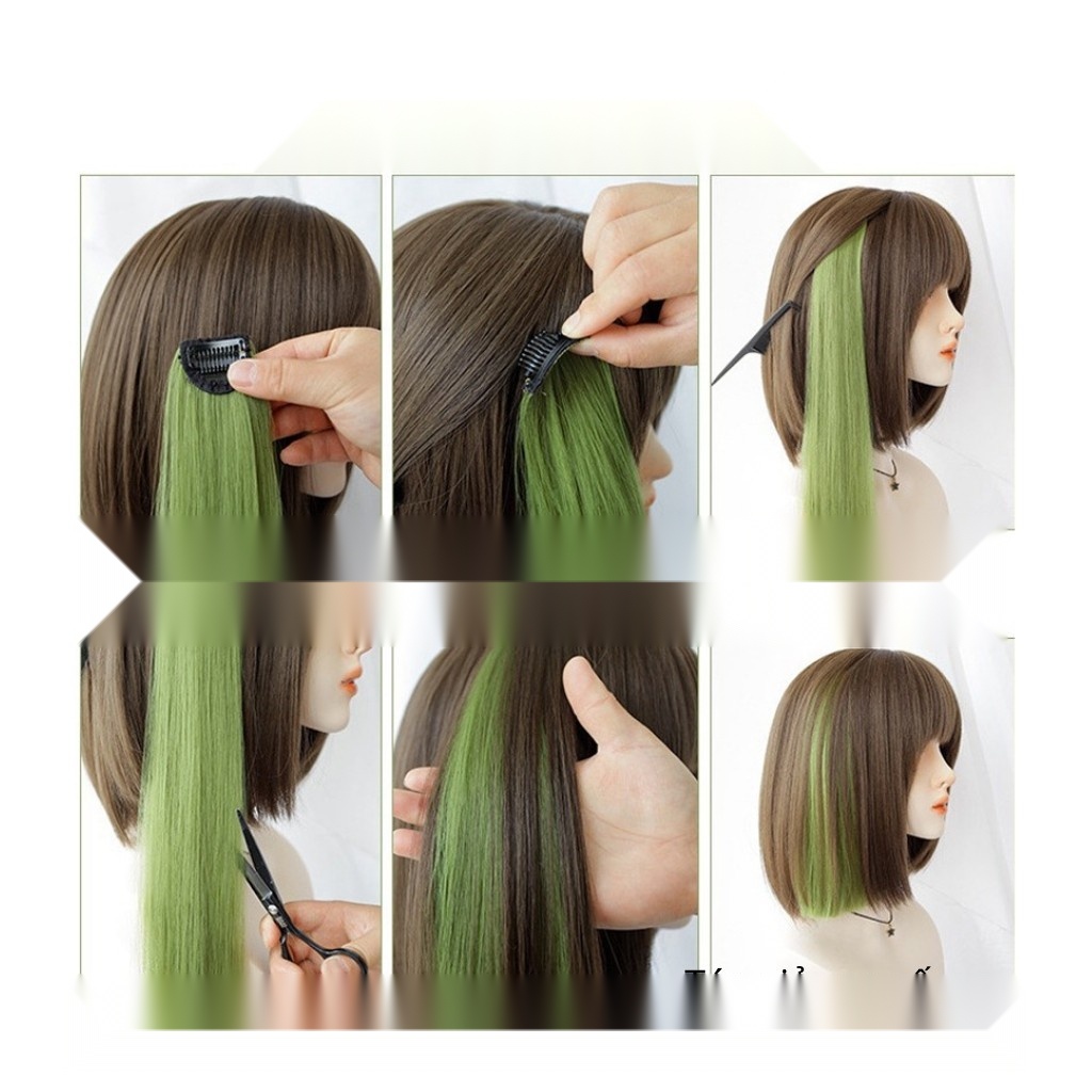 Tóc giả kẹp màu 1 kẹp