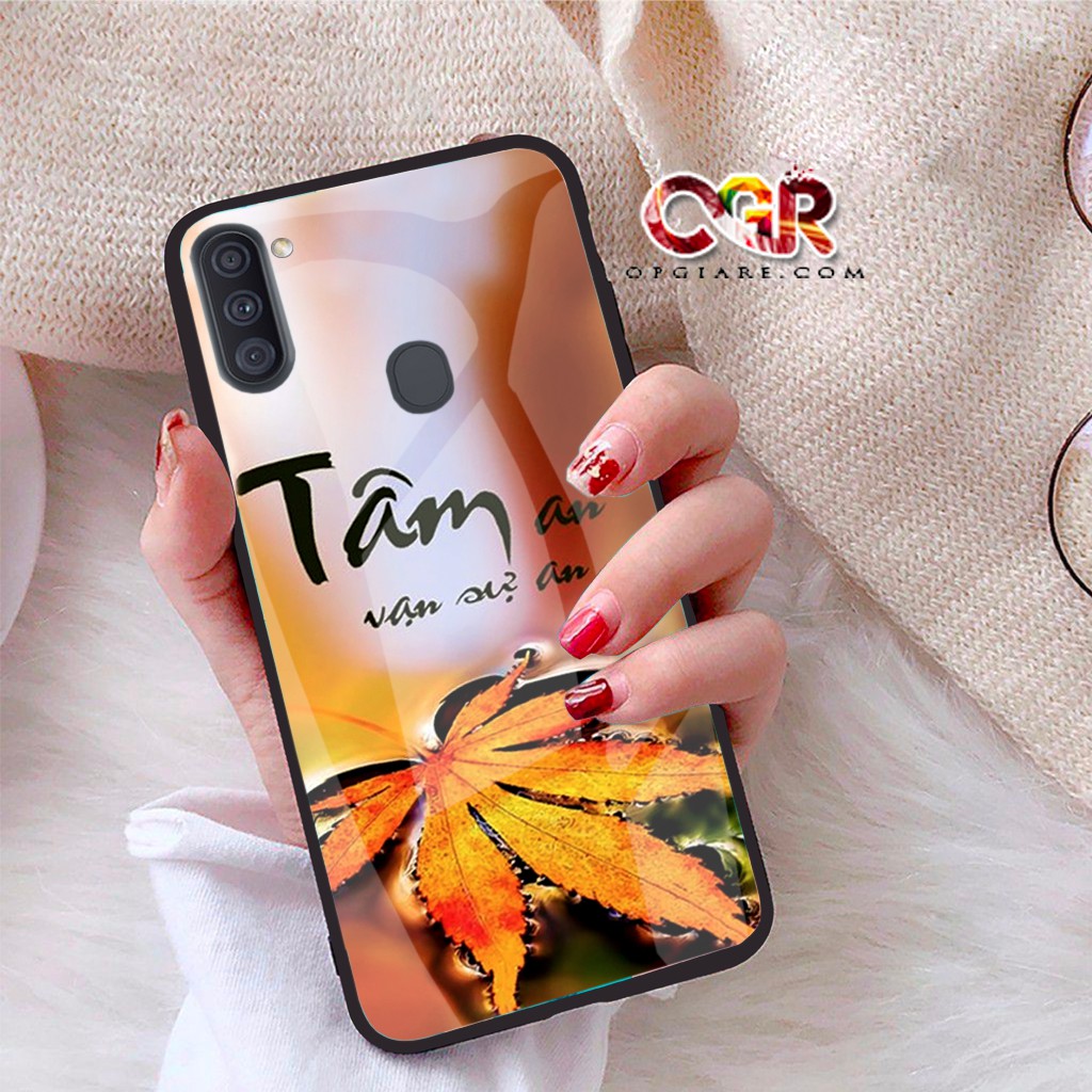 ốp lưng samsung A11 kính cường lực
