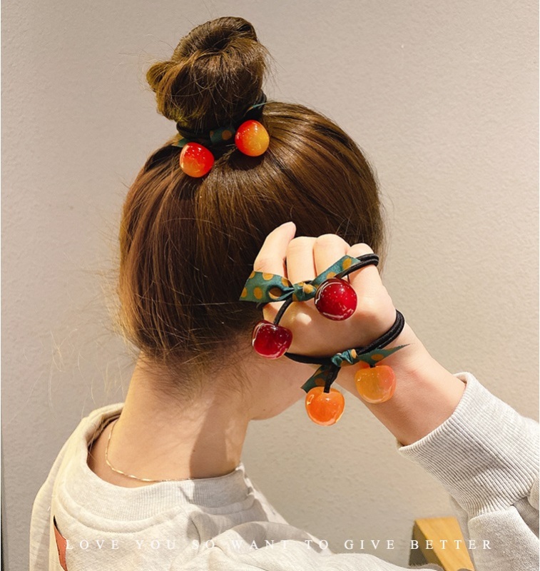 Cột tóc quả cherry chín mọng siêu yêu (B3-4-4)