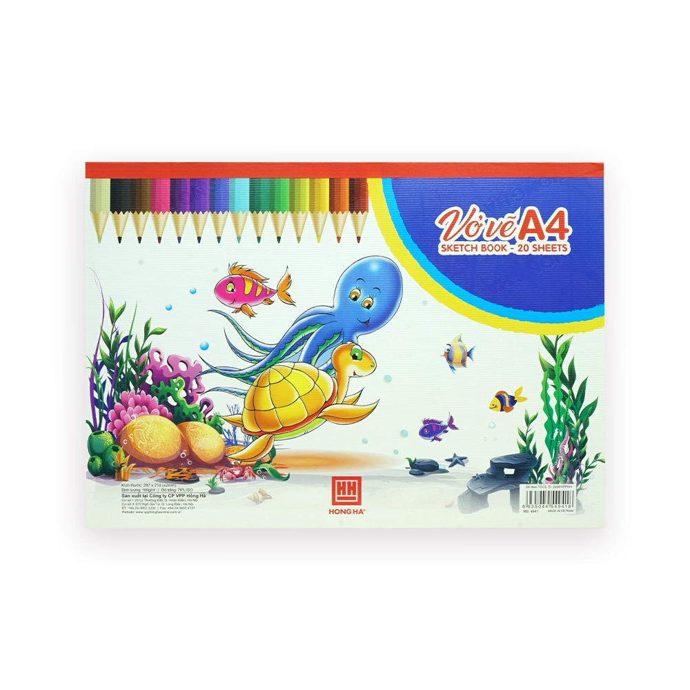Vở vẽ A4 Hồng Hà 4941 (20 tờ)