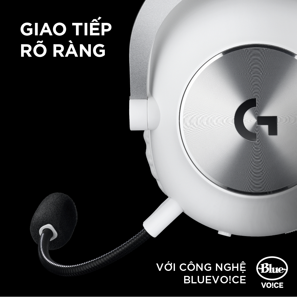 Tai nghe Logitech G Pro X 2 LightSpeed Wireless ( White / Black)