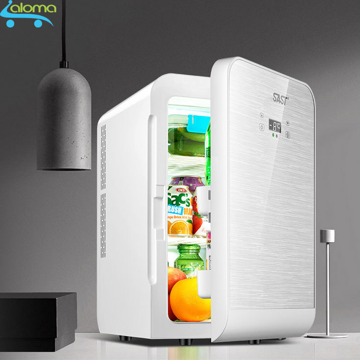 Tủ lạnh mini kèm hâm nóng 20 lít SAST ST-20L hiển thị nhiệt độ bảo quản thức ăn đựng mỹ phẩm