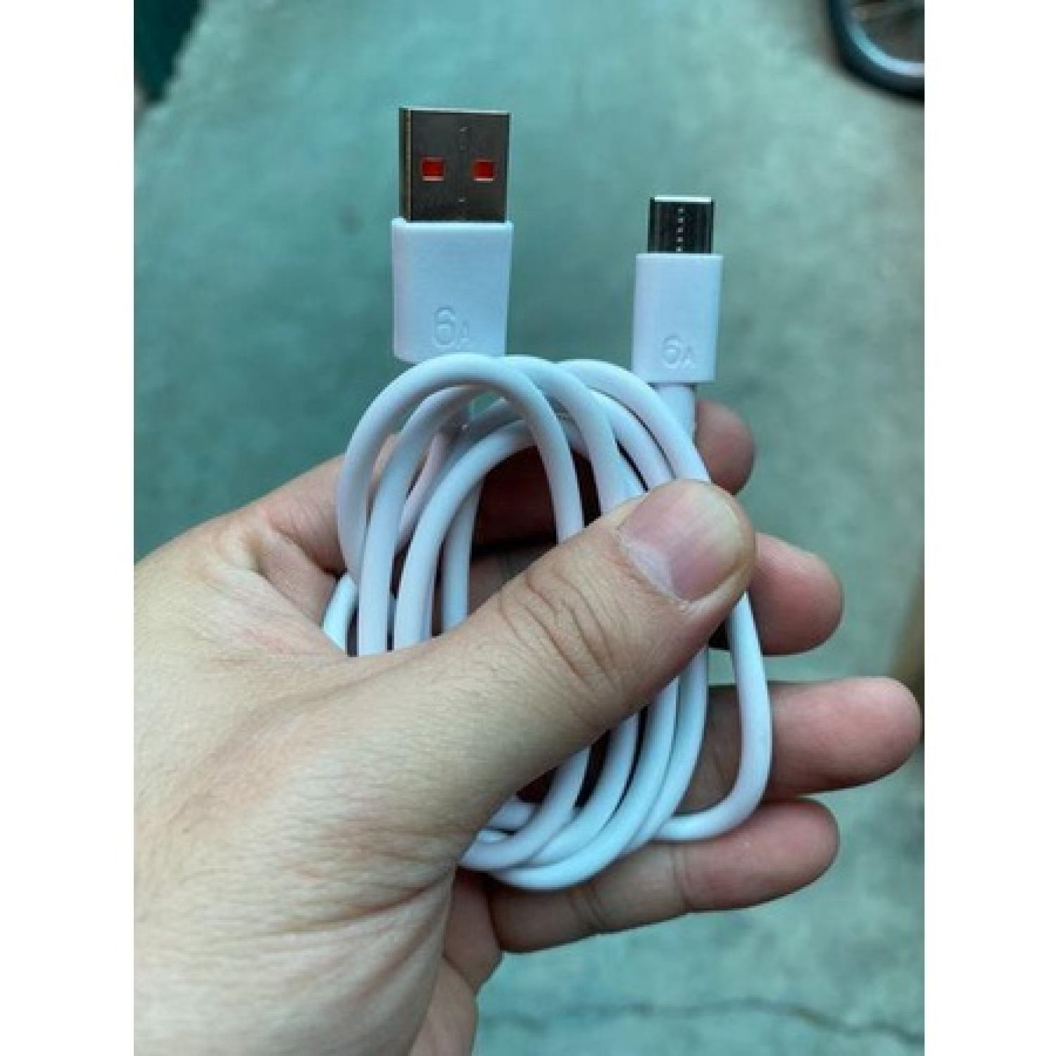 Cáp sạc nhanh 6a dài 1m chân typec-cap38