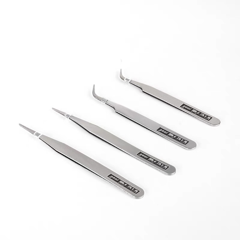 Nhíp Gắp Mi, Gắp Mụn, Nối Mi (Đầu Thẳng và Đầu Cong)
