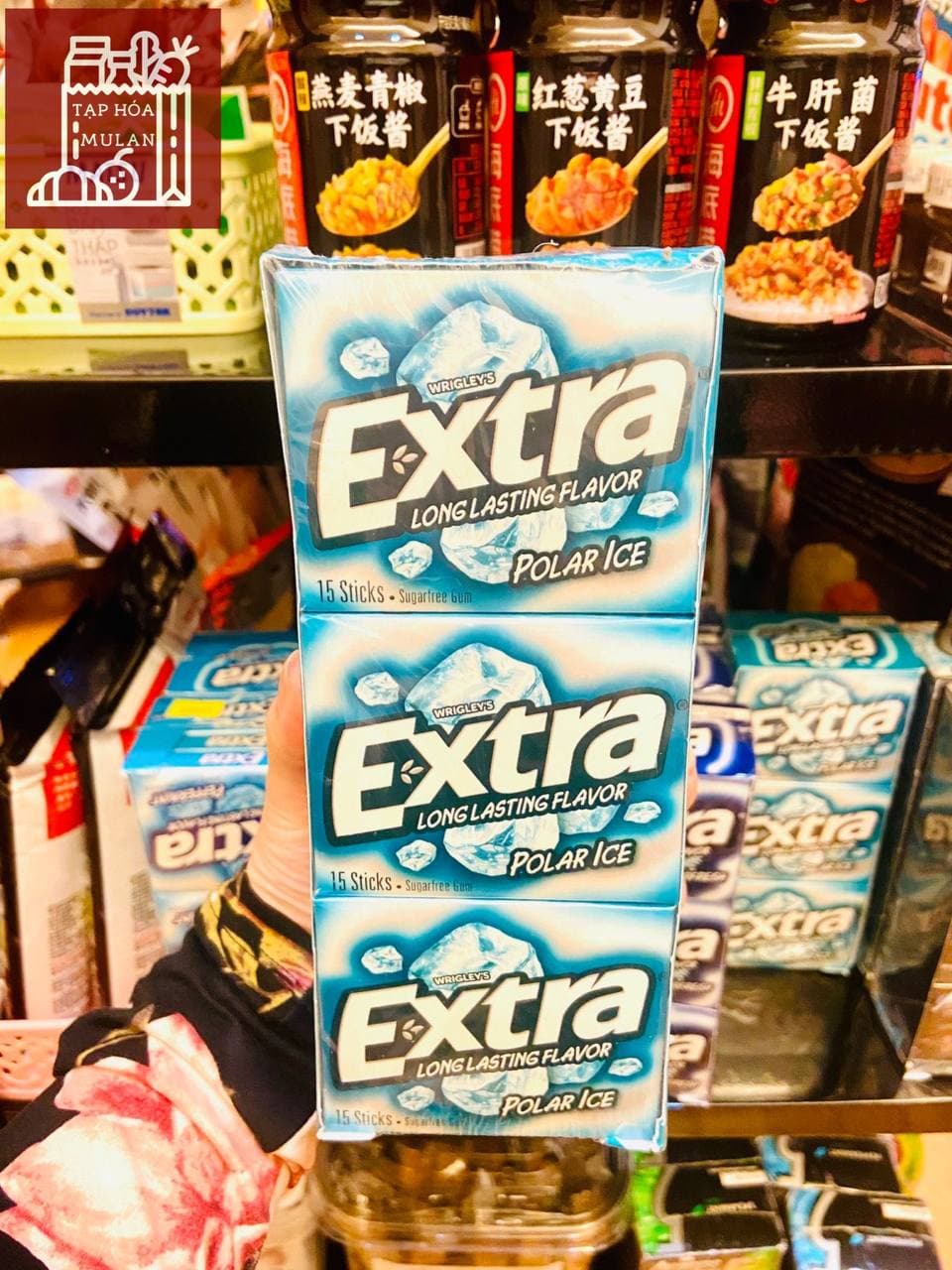 Kẹo gum Extra bạc hà không đường - Mỹ