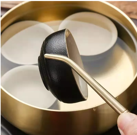 Kẹp trà đạo kẹp gắp chén trà bằng đồng