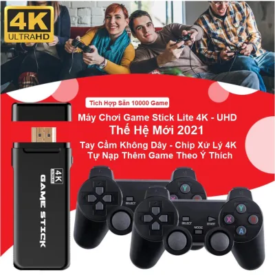 Máy Chơi Game 4K HDMI - Game Arcade - Game Retro - Game Casual - Tự Chép Game Qua Thẻ Nhớ - Có sẵn 3500 Game Hot 2021