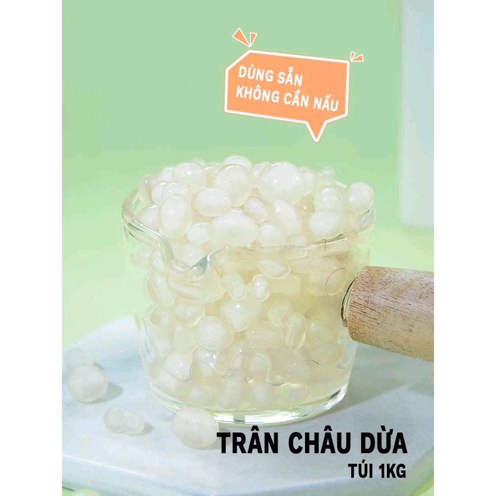 Trân châu DỪA Kachin - bịch 1kg (không cần nấu)