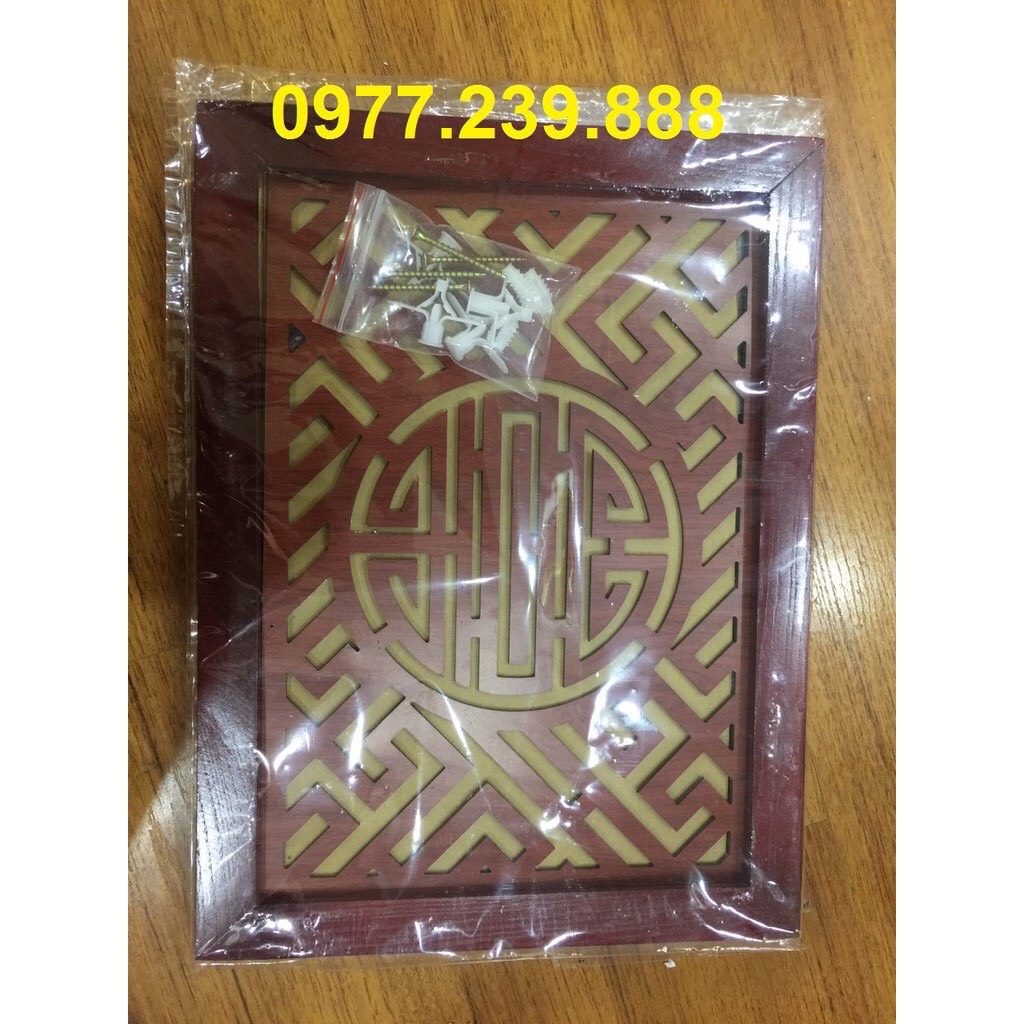 chắn khói bàn thờ gỗ sồi