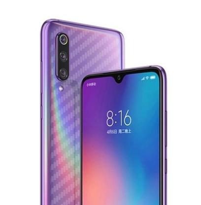 Miếng dán mặt lưng vân cacbon Xiaomi Mi 9 / Mi 9Se mới