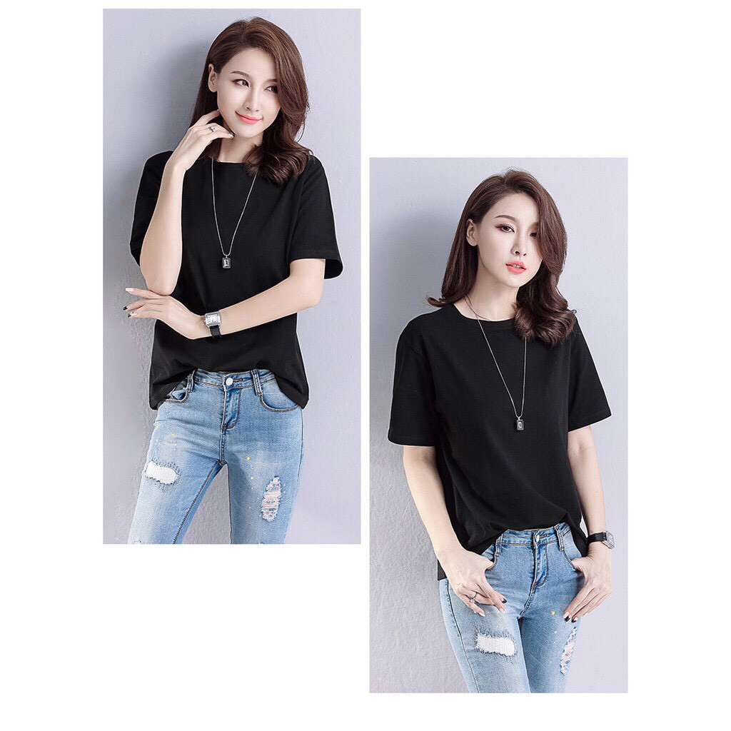 Áo Thun Nữ Và Nam Nhiều Màu Giá Rẻ Cho Team Nhóm Ảnh Chụp Thật