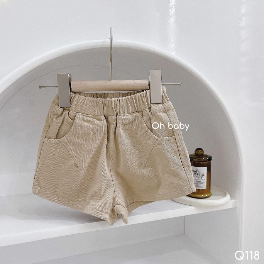 quần short kaki cho bé 10-24kg