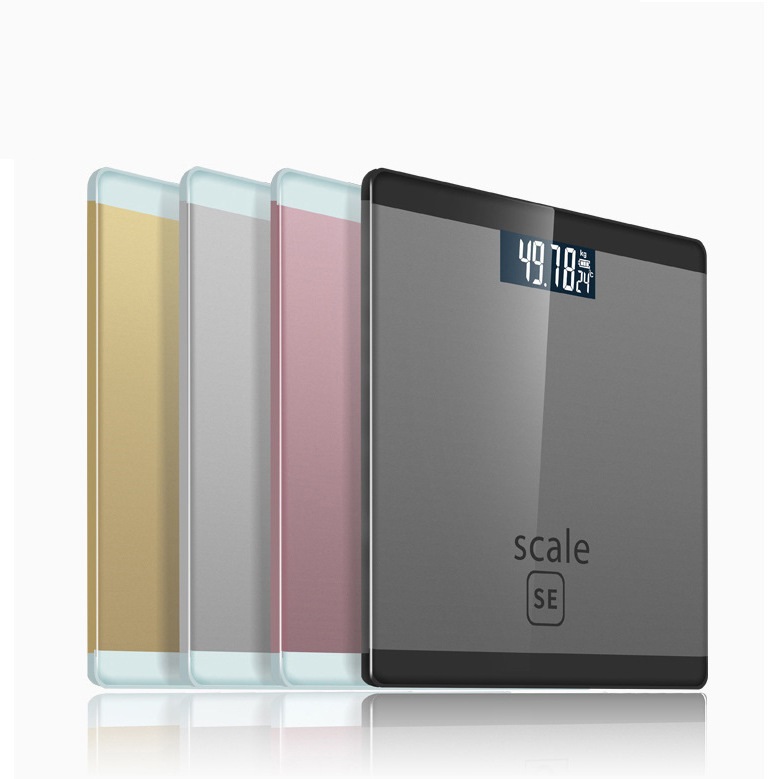 Cân sức khỏe điện tử chính hãng Scale SE 180kg màn hình LCD rõ nét kính